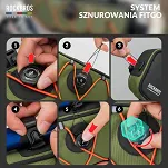 Torba pod ramę roweru Rockbros  Road to Sky TL003, 2 L, wodoodporna, zielona - 8