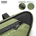 Torba pod ramę roweru Rockbros  Road to Sky TL003, 2 L, wodoodporna, zielona - 9