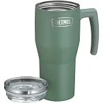 Termokubek Thermos Refreshing 0,85 L - z uchwytem i słomką - matowo zielony - 3