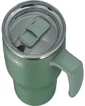 Termokubek Thermos Refreshing 0,85 L - z uchwytem i słomką - matowo zielony - 5