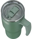 Termokubek Thermos Refreshing 0,85 L - z uchwytem i słomką - matowo zielony - 6