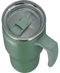 Termokubek Thermos Refreshing 0,85 L - z uchwytem i słomką - matowo zielony - 7