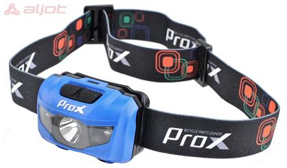 Lampa czołowa ProX CYGNUS Niebieska 3 LED, 3xAAA