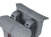 Sakwa miejska podwójna BASIL City Double Bag 32L MIK Ready  - grey - 4
