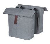 Sakwa miejska podwójna BASIL City Double Bag 32L MIK Ready  - grey - 2