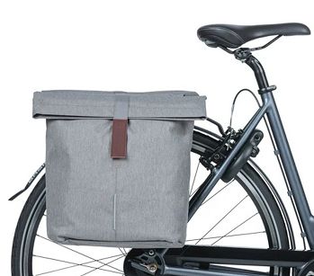 Sakwa miejska podwójna BASIL City Double Bag 32L MIK Ready  - grey