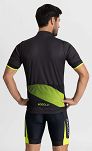 Męska koszulka rowerowa Rogelli GROOVE, czarno-żółty - XL - 4