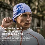 Dwustronna czapka sportowa Rockbros YDM004 z Tencelu i wełny merino - fioletowa - 10