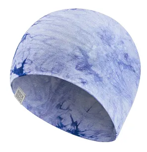 Dwustronna czapka sportowa Rockbros YDM004 z Tencelu i wełny merino - fioletowa