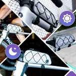 Torebka na górę ramy Rockbros 039-1, 1L, reflective silver - 5