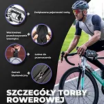 Torebka na górę ramy Rockbros 039-1, 1L, reflective silver - 6