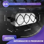 Torebka na górę ramy Rockbros 039-1, 1L, reflective silver - 7