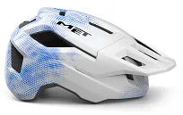 Kask młodzieżowy MET Shelter Youth - white blue matt - 4