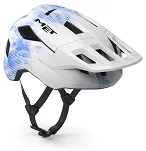 Kask młodzieżowy MET Shelter Youth - white blue matt - 2