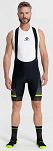 Spodenki rowerowe Rogelli HERO II z żelową wkładką, czarno-szaro-żółte - 5