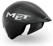 Kask czasowy MET Drone Wide Body II - black metallic glossy - 2