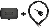 Abus Alarmbox Alarm do roweru black + łańcuch 6806K - 2