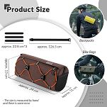 Torebka na kierownicę Rockbros W012 - 2,2L brown - 6