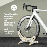 Drewniany uniwersalny stojak na rowery szosowe lub MTB (banana style) - 7