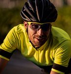 Sportowe okulary Rogelli Pulse - Żólte fluor - 4