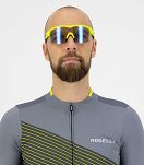 Sportowe okulary Rogelli Pulse - Żólte fluor - 7