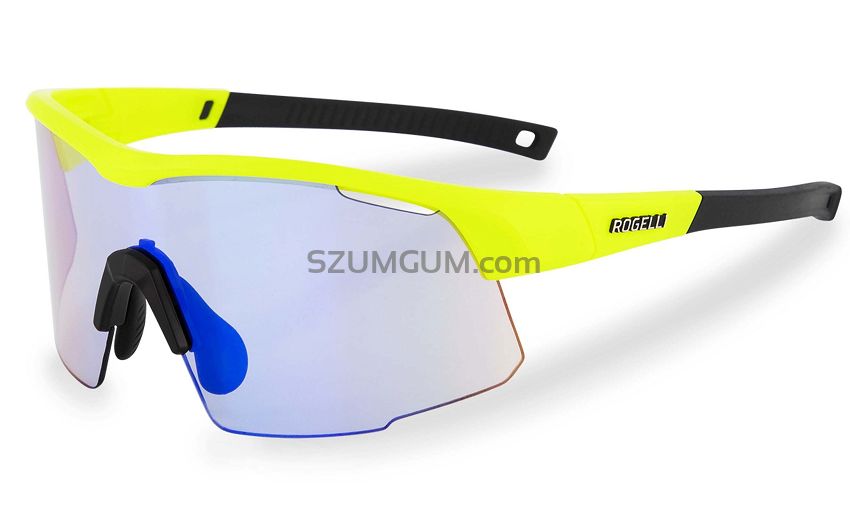 Sportowe okulary Rogelli Pulse - Żólte fluor