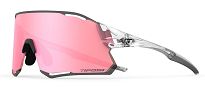 Okulary TIFOSI RAIL RACE crystal clear (2szkła Clarion Rose 14,7% transmisja światła, 95,6% Clear) - 3