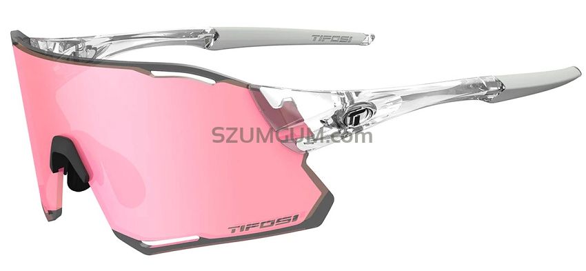 Okulary TIFOSI RAIL RACE crystal clear (2szkła Clarion Rose 14,7% transmisja światła, 95,6% Clear)