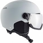 Kask zimowy  narciarski i snowboardowy ALPINA ARBER VISOR Q-LITE - GRAY MATT - 2