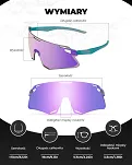 Okulary Rockbros SP318 HD - purple/green grey - 3