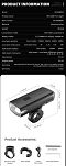 Lampka rowerowa Rockbros Front Light RHL 3000 Lumen - 14