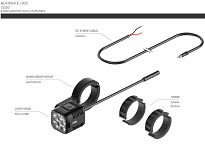 Lampka przednia E-bike Knog Blinder E 900 - 11