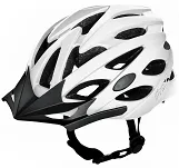 Uniwersalny kask rowerowy Prox Volt - biały mat - 2