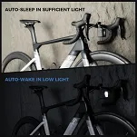 Przednia lampa z pilotem - Rockbros M8 1600 lm - pink - 10