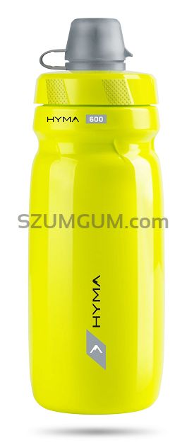 Bidon rowerowy Raceon HYMA 610ml -  żółty + nakrywka