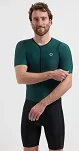 Strój triathlonowy Rogelli Florida krótki rękaw -  Czarno-Turkusowy - 2