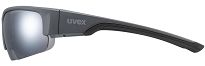 Okulary sportowe UVEX Sportstyle 215 - grey matt / litemirror silver - 4