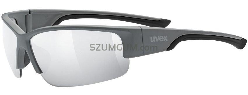 Okulary sportowe UVEX Sportstyle 215 - grey matt / litemirror silver