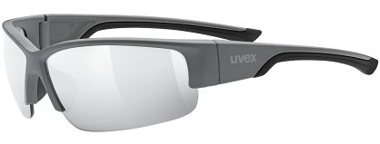 Okulary sportowe UVEX Sportstyle 215 - grey matt / litemirror silver