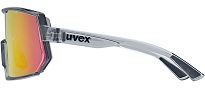 Okulary sportowe UVEX Sportstyle 235 - smoke transparent / mirror red - 4