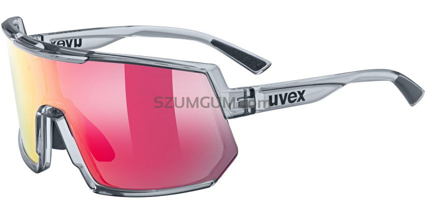 Okulary sportowe UVEX Sportstyle 235 - smoke transparent / mirror red