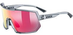 Okulary sportowe UVEX Sportstyle 235 - smoke transparent / mirror red