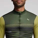 Bluza kolarska Rogelli STRYDE - czarno-zielona - 5