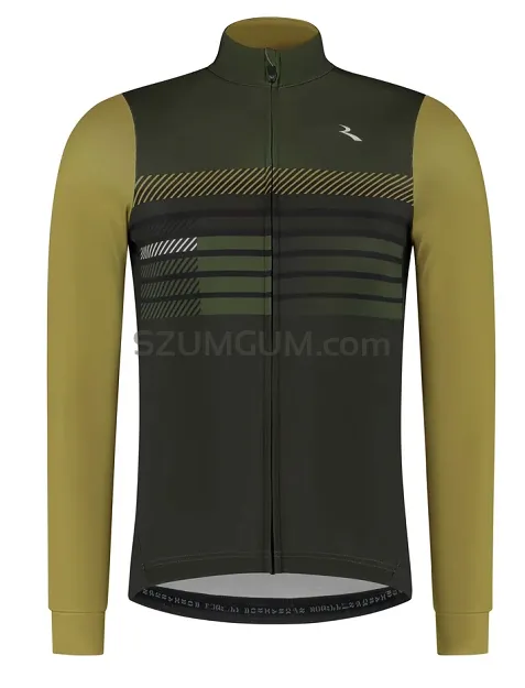 Bluza kolarska Rogelli STRYDE - czarno-zielona