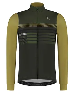 Bluza kolarska Rogelli STRYDE - czarno-zielona