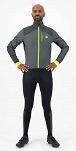Mocno ocieplana zimowa kurtka Rogelli HI VIS  szaro-fluorowa - Rozmiar L - 3