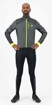 Mocno ocieplana zimowa kurtka Rogelli HI VIS  szaro-fluorowa - Rozmiar  L - 3