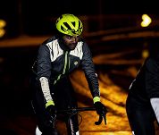 Mocno ocieplana zimowa kurtka Rogelli HI VIS  szaro-fluorowa - Rozmiar L - 7