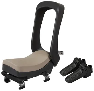 Siedzenie na bagażnik Urban Iki Junior SET key lock - black/inaho