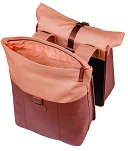 Torba miejska Basil Vive - Double Pannier Bag - 28-35L - burgundy/pink - 4